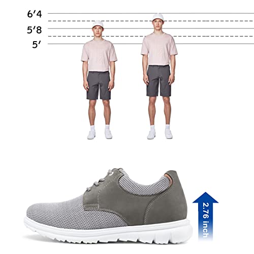 Image of CHAMARIPA Men's Invisible Height Increasing Casual Sneakers