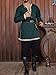 Gafeng Mens Medieval Costume Renaissance Pirate Halloween Viking Tunic Knight Cosplay Warrior LARP Shirts