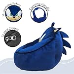 Sega Sonic Kids Foam Filled Bean Bag Chair, Soft Plush Character Lounge Seat for Bedroom or Playroom - Image 4