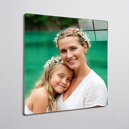 ArtPix 3D Personalized Glass Photo Frame – Customized Mothers Day Gifts for Mom, Wife – Magnetic...