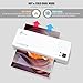 Buyounger Laminator Machine with 40 Laminating Sheets, A4 Laminator Thermal and Cold with Paper Trimmer & Corner Rounder, 9-Inch Laminating Machine for Home School Office