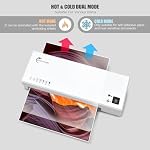 Buyounger Laminator Machine with 40 Laminating Sheets, A4 Laminator Thermal and Cold with Paper Trimmer & Corner Rounder, 9 Inch Laminating Machine for Home School Office - Image 3