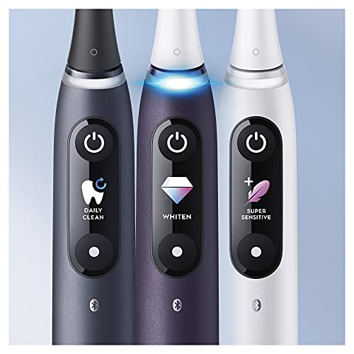 Oral-B iO Series 8 Elektrische Zahnbürste, wiederaufladbar, mit 1 Griff mit künstlicher Intelligenz, 1 Bürste und 1 Premium-Reiseetui – Bild 5