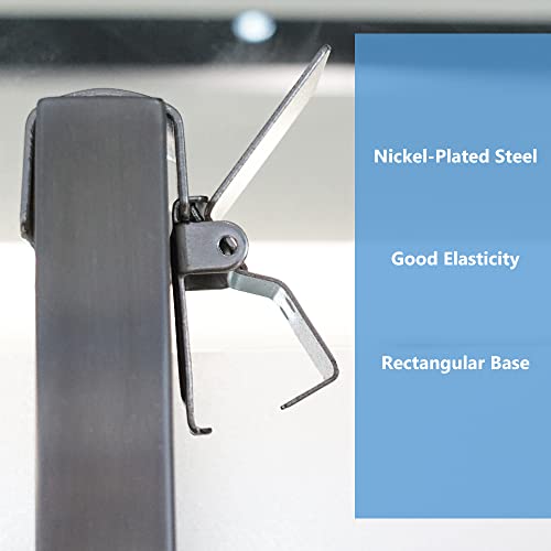 Qkansiw Clipes de aço para exibição de tapete - prendedores de suporte de tapeçaria, grampos de colc