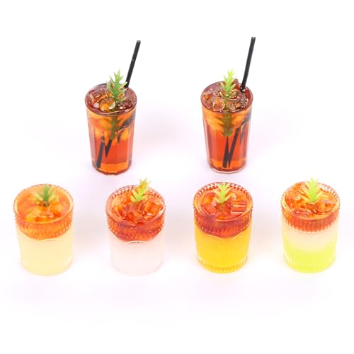 Mini boisson pour maison de poupée et scène de café d'été