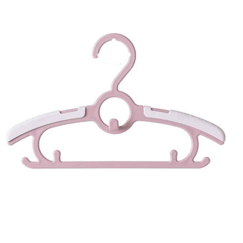 MOBYGKFY 10pcs/lot Children Clothes Hangers Non-Slip Hook for Suit Coat Closet Garment Outdoor Drying Rack Plastic Kids Clothing Hanger(Grey)