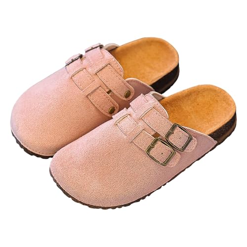 IWIHMIV Children Soft Cork Lightweight Sandals Summer Beach Soft Sole Slippers Non Slip Flat Sandals for Indoor Outdoor2