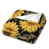 Zoom IMG-1 ecwecc coperte pile 100x150cm sunflower