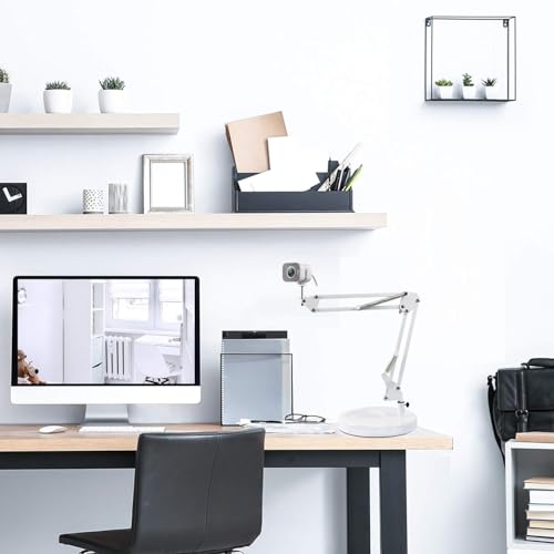 AceTaken Suporte branco para webcam Logitech Brio 500, StreamCam, Lenovo, Nexigo White Webcams