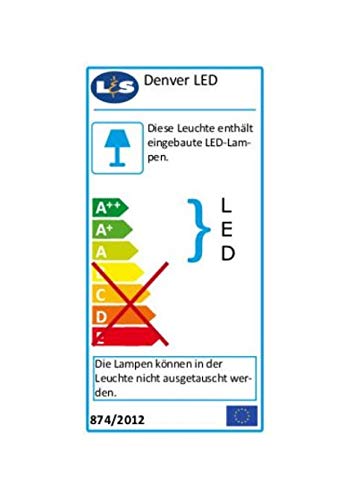 LED Glasbodenleuchte MEMPHIS in Edelstahloptik 600 mm mit Schalter