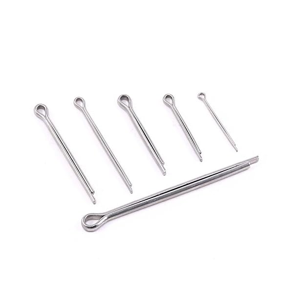 Glarks 90 Stück 304 Edelstahl Splinte Sicherungssplinte Sicherheitssplinte Sortiment Kit – Bild 4