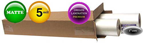 Best-Lam Hot Laminating Roll Film 25-inch x 200-feet on 1-inch core (2 Rolls) 5.0 Mil Matte Finish