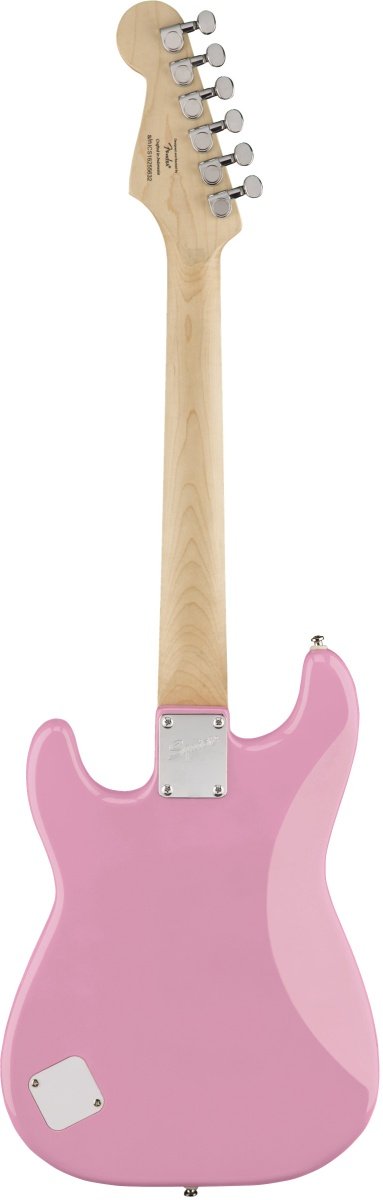 Squier da Fender Mini Strat - Placa de dedo de jacarandá - Rosa