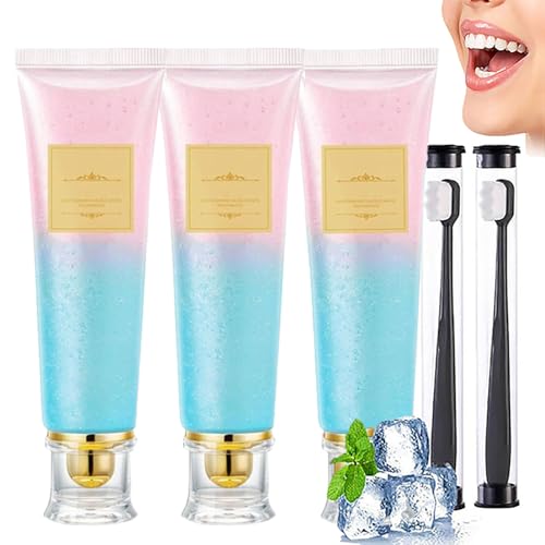 Niacinamide Whitening Toothpaste, Triple Whitening Niacinamide Toothpaste, Fluoride-Free, Gentle Mint, Fresh Breath, Tooth Strengthening (3)