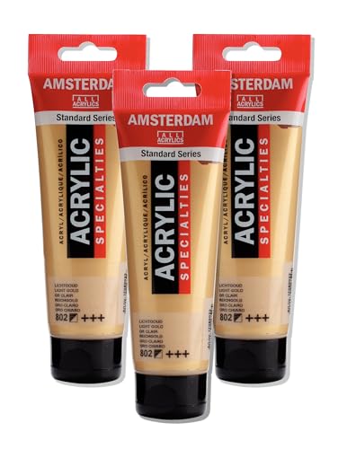 Amsterdam Standard Series Acrylic Tube 120 ml Light Gold 802 (17098022)