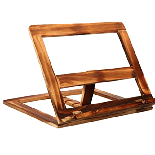 Support livre de recettes pliable étagère lecture bois pour tablette