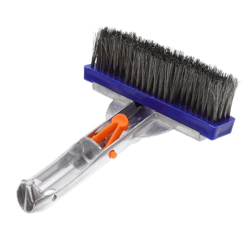 BESPORTBLE Pool Cleaning Brush Wire Brush for Pool Portable Pool Brush Metal Pool Brush Steel Brush for Pool Cleaning
