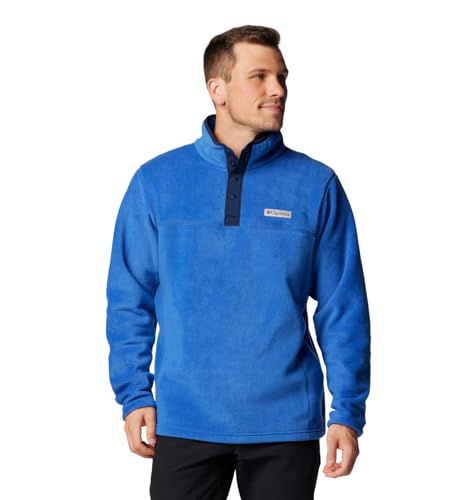 Columbia Mens Steens Mountain Half Snap 2 Fleece Pull Over Mountain Blue/Collegiate Navy L