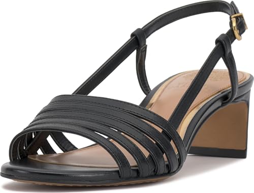 Sandale à talon Vince Camuto Layton en cuir de luxe au design épuré