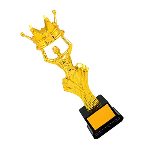 Copos de troféus esportivos de plástico para competições de torneios esportivos STOBOK Golden Award