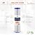Aquaboon 1 Micron Whole House Pleated Sediment Water Filter Cartridge 20x4.5 Well Filter Replacement Compatible with ECP5-20BB, SPC-45-1005, 10 Pack
