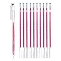 Heat Erasable Fabric Pens - 4 Colors Textile Markers | Heat Erase Empty Sewing Pens For Marking Textile With 10 Refills | Erasable Writing Instruments For Quilting Sewing Dressmaking