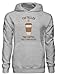 The Taller The Coffee The Closer to God Pullover Hoodie bnft, Grigio, M