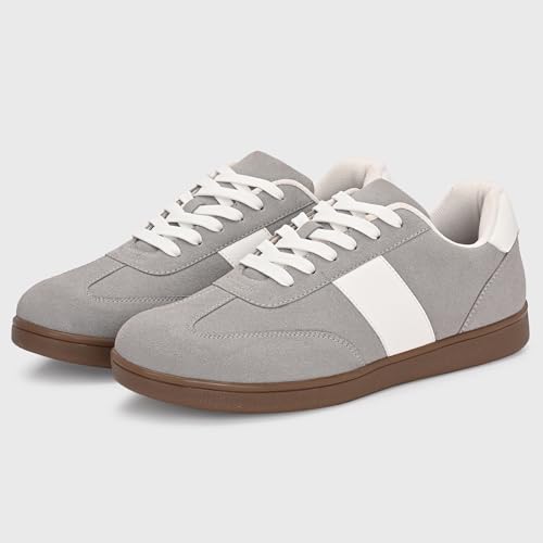 Image of Cruiser Men's Sneakers | Classic Suede Casual Shoes for Men|Trendy Retro Lace-Up Low-Top Court Shoe with Gum Sole|Perfect for Casual,College,Skating,Party,Outdoor,Walking, Travel & Everyday Wear(2665)