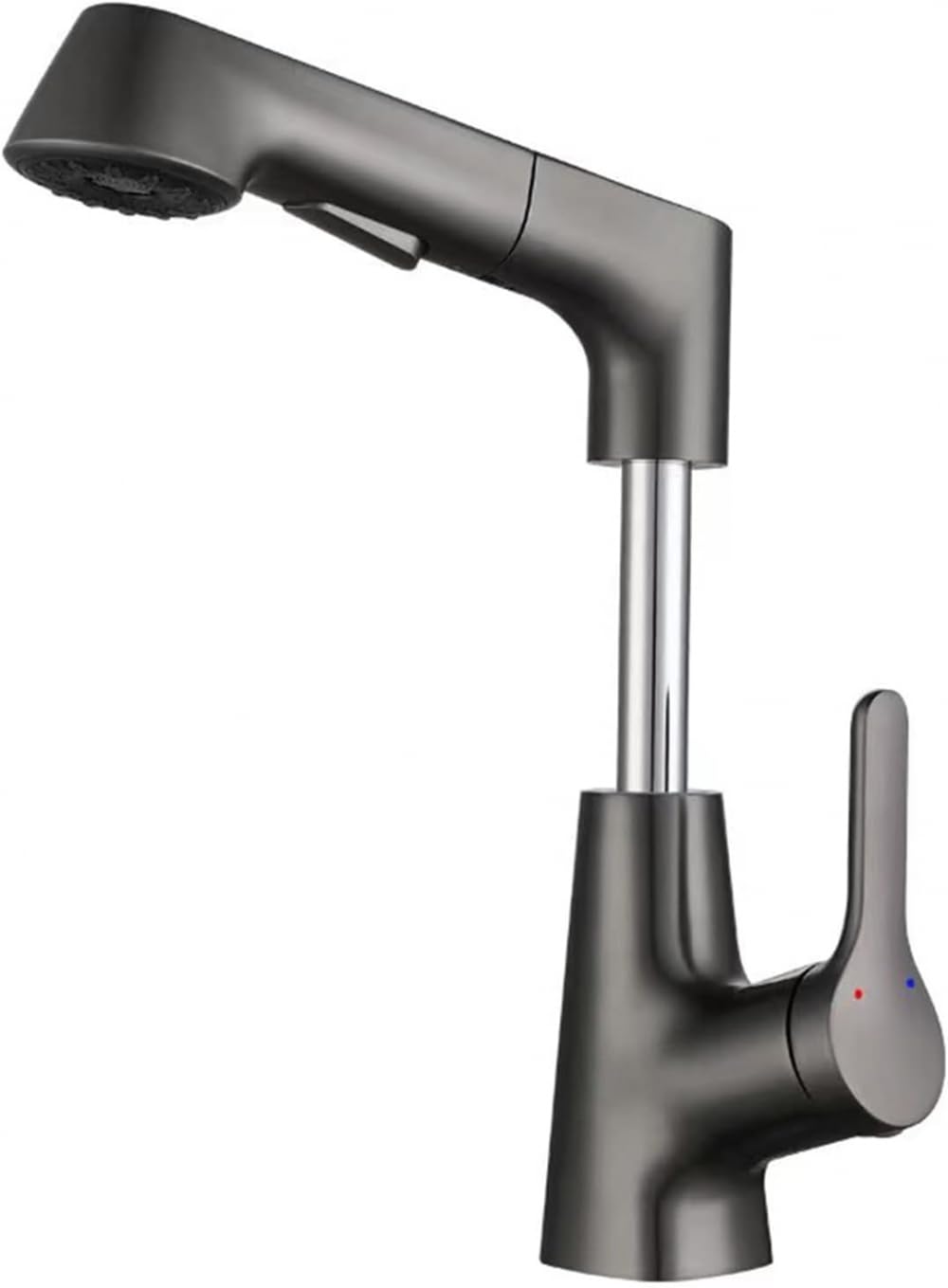 Robinet de lavabo mélangeur extractible idéal pour simplifier la routine beauté matinale