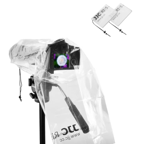 JJC DSLR Camera Rain Cover, Rain Coat Sleeve Protector for Canon Nikon Fujifilm Sony Olympus...