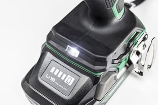 HIKOKI Akku Bohrschrauber DS18DEW4Z, Bohrfutterspannweite: 1,5-13 mm (18V, Max. Festdrehmoment (hart): 140 Nm, Leerlaufdrehzahl 2.Gang: 0-2000 min-1, Zubehör: ohne Akku, Ladegerät und Transportkoffer)