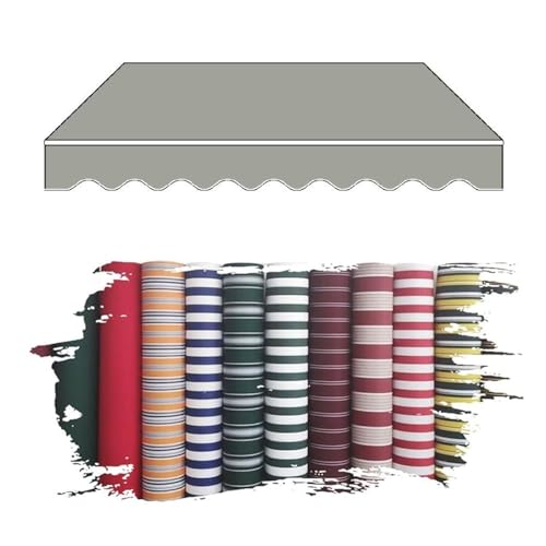 Toile de rechange rétractable pour auvent gris de qualité supérieure