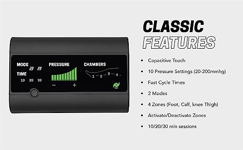 Rapid Reboot Recovery System: Compression Boots, And Classic Pump. Sequential, Dynamic Air Compression For Massage Therapy, Improved Circulation And Faster Recovery For Every Athlete (Short) #TOP2