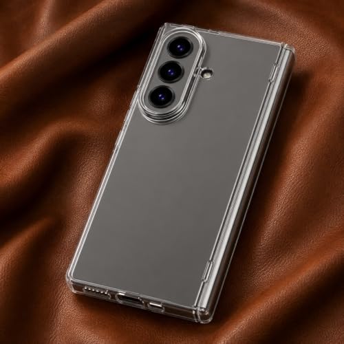 Image of amazon basics Transparent Clear Case for Samsung Galaxy Z Fold 8 Ultra, Slim Shockproof Hard PC Back Protection Cover (Clear)