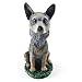 Australian Cattle Dog Bobblehead Blue Heeler Figure for Car Dash Desk Fun Accessory