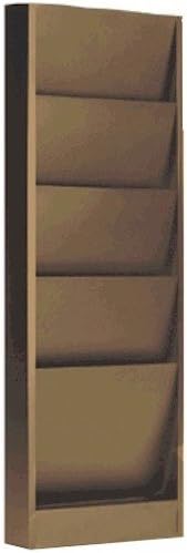 Steel Wall Mounted Clipboard Holder,/ Organizer Rack Falcon Model 204, 4 Pocket-Ivory