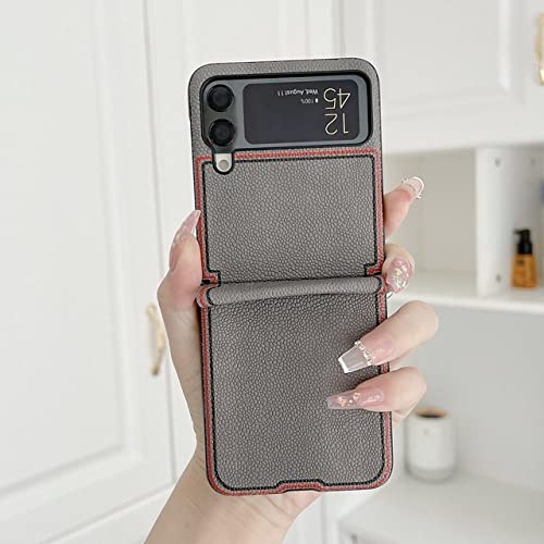 Housse Galaxy Z Flip3 anti-chocs en cuir pour éviter les rayures de clés