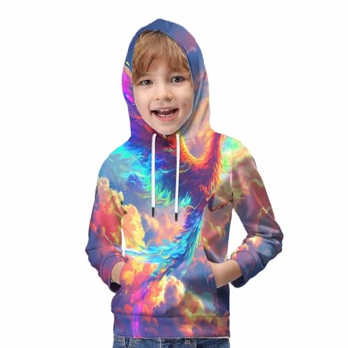 Sweat à capuche Le Phoenix pour ado et enfant de 10-12 ans - 5
