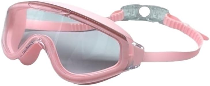 Women's Large Frame Swimming Goggles Waterproof Anti-fog Earplugs