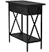 Convenience Concepts Tucson Flip Top End Table with Charging Station 23.75
