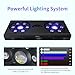 SMATFARM Aquarium Light- 140W Reef Light Wide Coverage Sunrise Sunset Moonlight Saltwater Lights for Coral with Master Slave Group Control & Timer & Screen