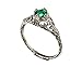 14k 18k solid gold Vintage Natural Emerald Engagement ring May birthstone promise ring for women gemstone ring All colors DINAR jewelry