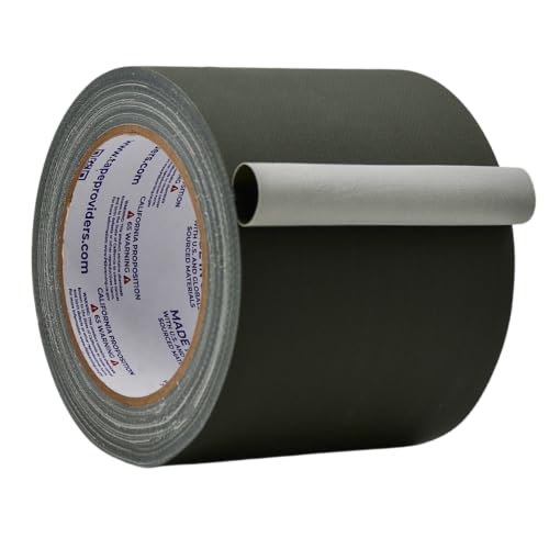 Image of WOD GTC12 Gaffer Tape, Olive Drab Low Gloss Finish Film, 3 inch x 60 ft. (Pack of 16) Residue Free, Non Reflective Cloth Fabric, Secure Cords, Water Resistant, Photography, Filming Backdrop