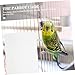 SUPVOX 100pcs Bird Cage Liners Bird Mat for Under Cage Parrot Pad Absorbent Liner Paper Natural Odorless Accessory