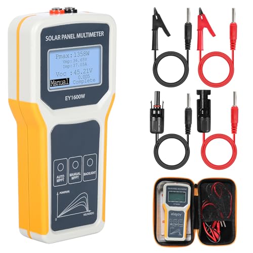 Testeur MPPT panneau solaire photovoltaïque EY1600W avec écran LCD