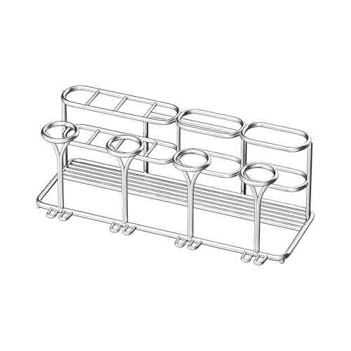 Accessoire de rangement pour brosse à dents et dentifrice inox - 4