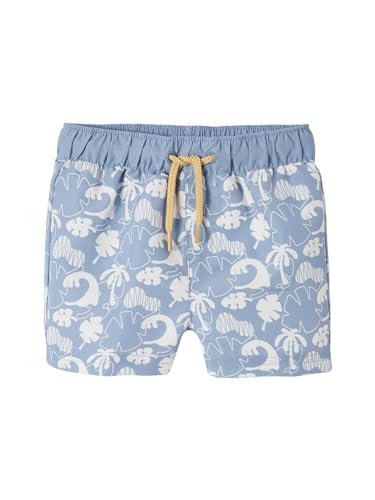 Short De Plage Imprimé Pour Bébé Garçon - Maillot De Bain été 2025, Bonnet Inclus, Tissu Doux Et Respirant