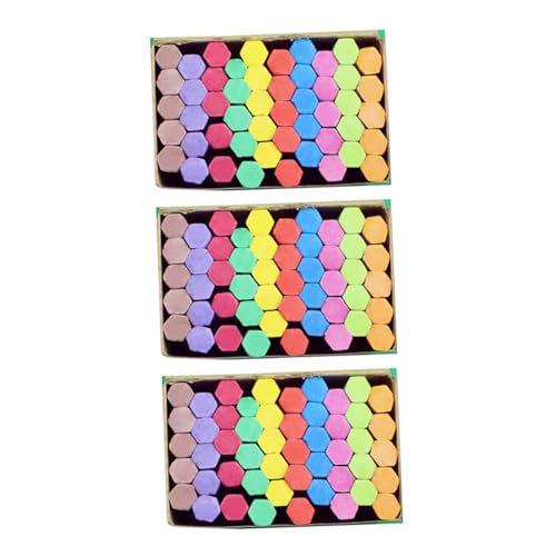 Craies colorées sans poussière hexagonales tableau noir école maison boîte craies pédagogiques