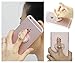 Cell Phone Ring Holder,360° Rotation Diamond Metal Finger Ring Grip for iPhone iPod iPad Samsung Galaxy and Other Smartphones (Rosegold)