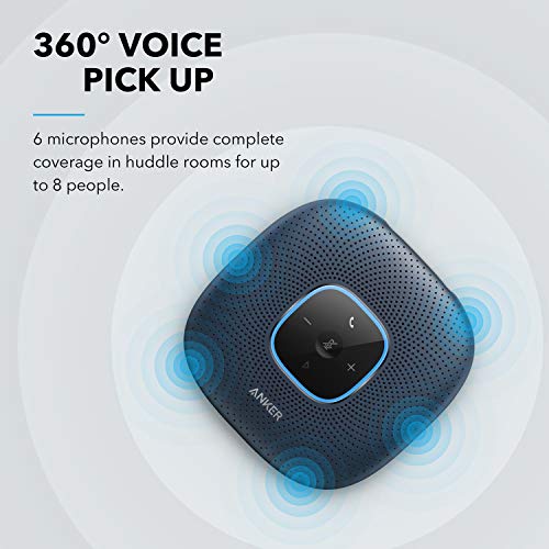 Image of Anker PowerConf Speakerphone, Zoom Certified Conference Speaker with 6 Mics